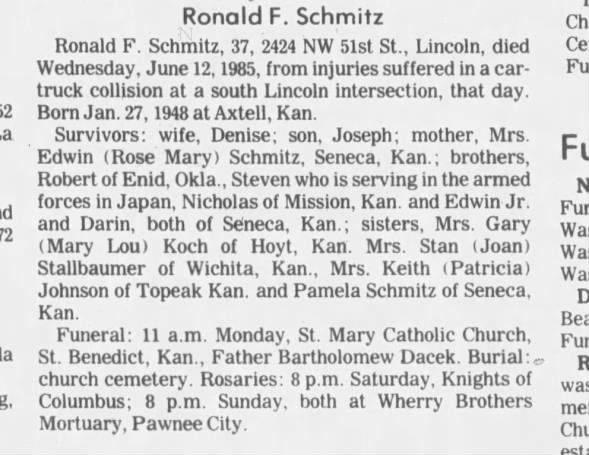 Clipping from Beatrice Daily Sun